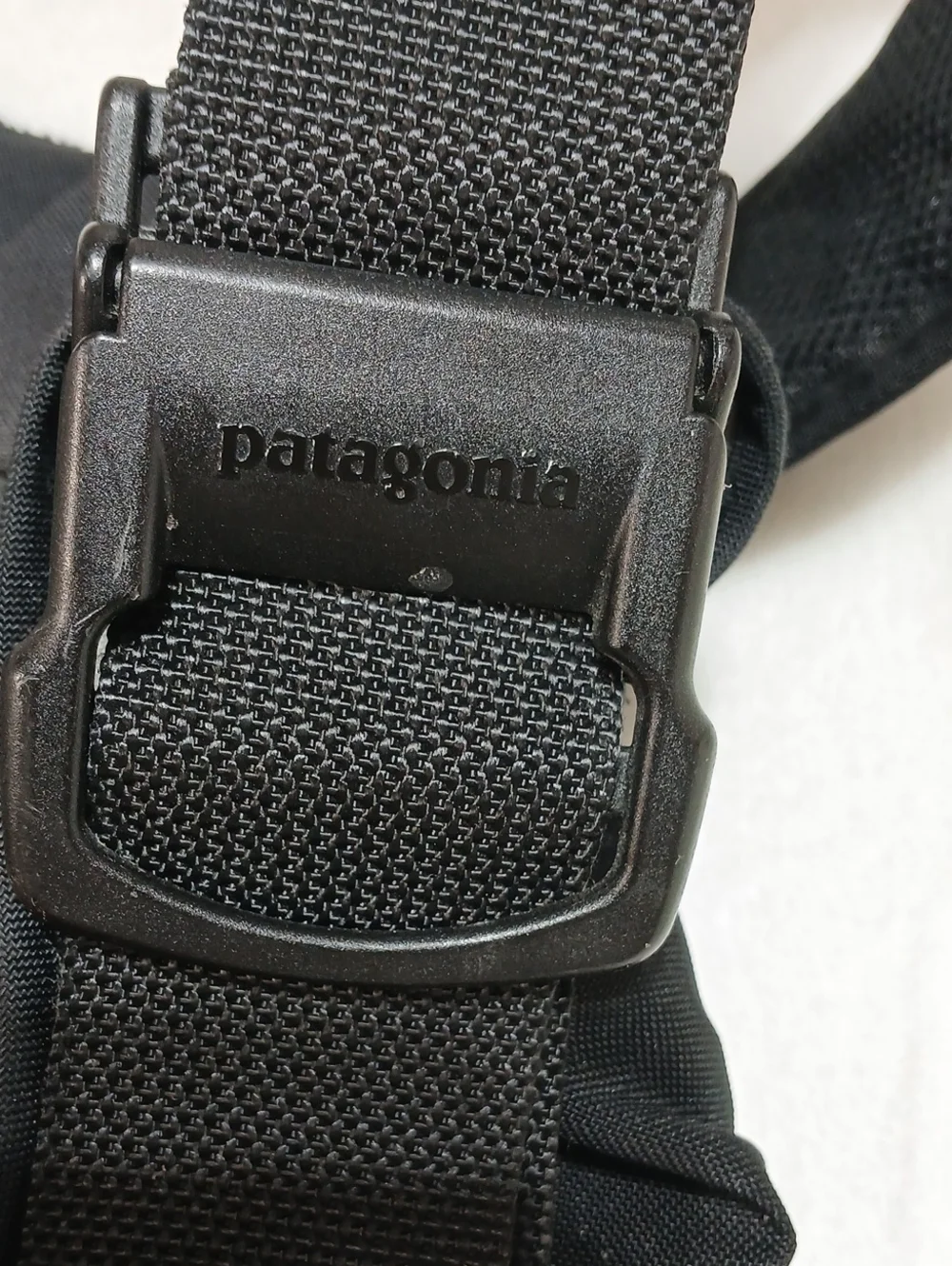 The Patagonia Half Mass Messenger Bag with Gray Reflective Trim Unisex